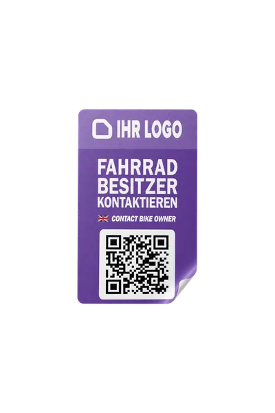 Der Fahrradaufkleber