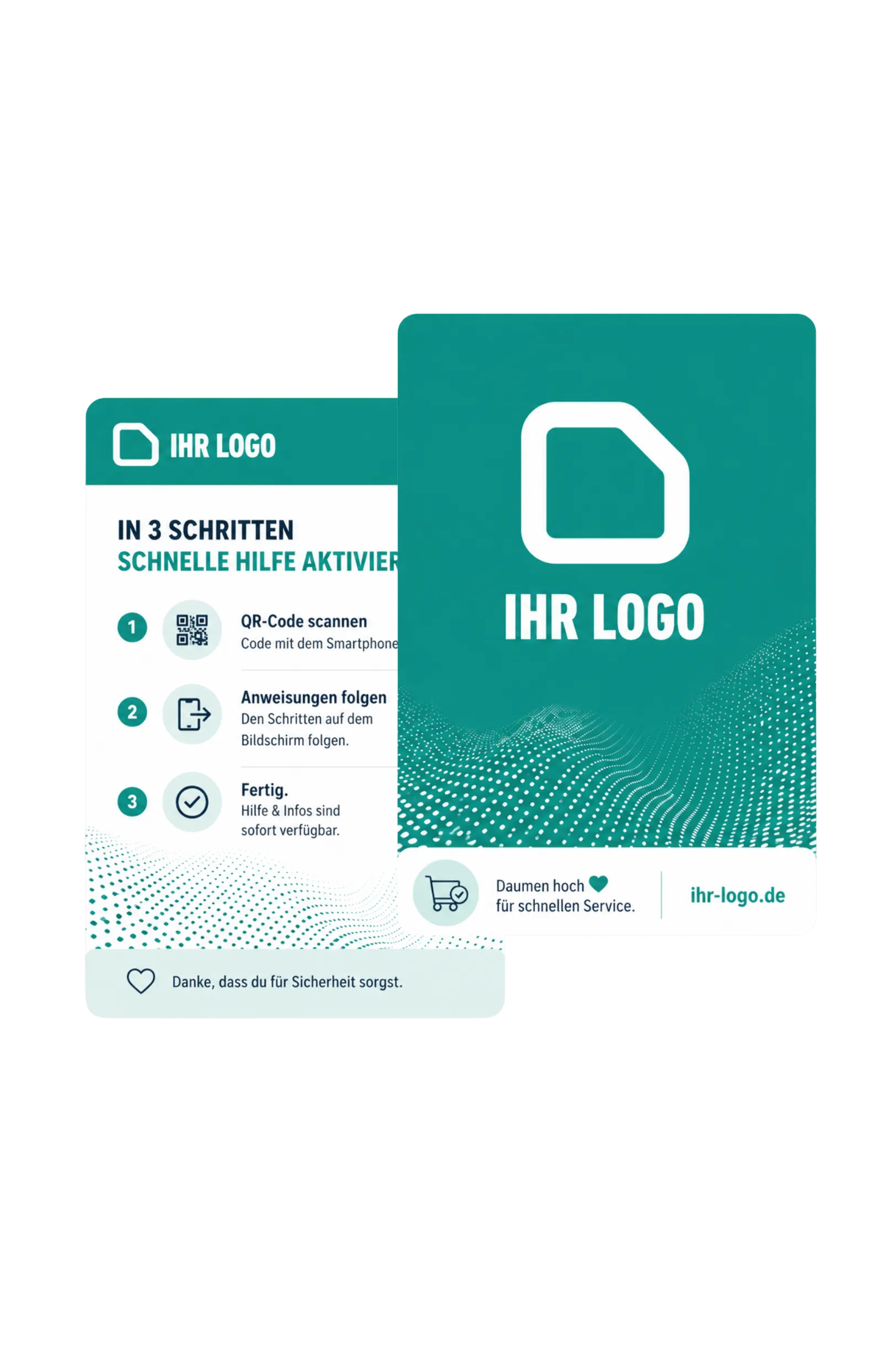 Carte d'activation avec guide d'activation