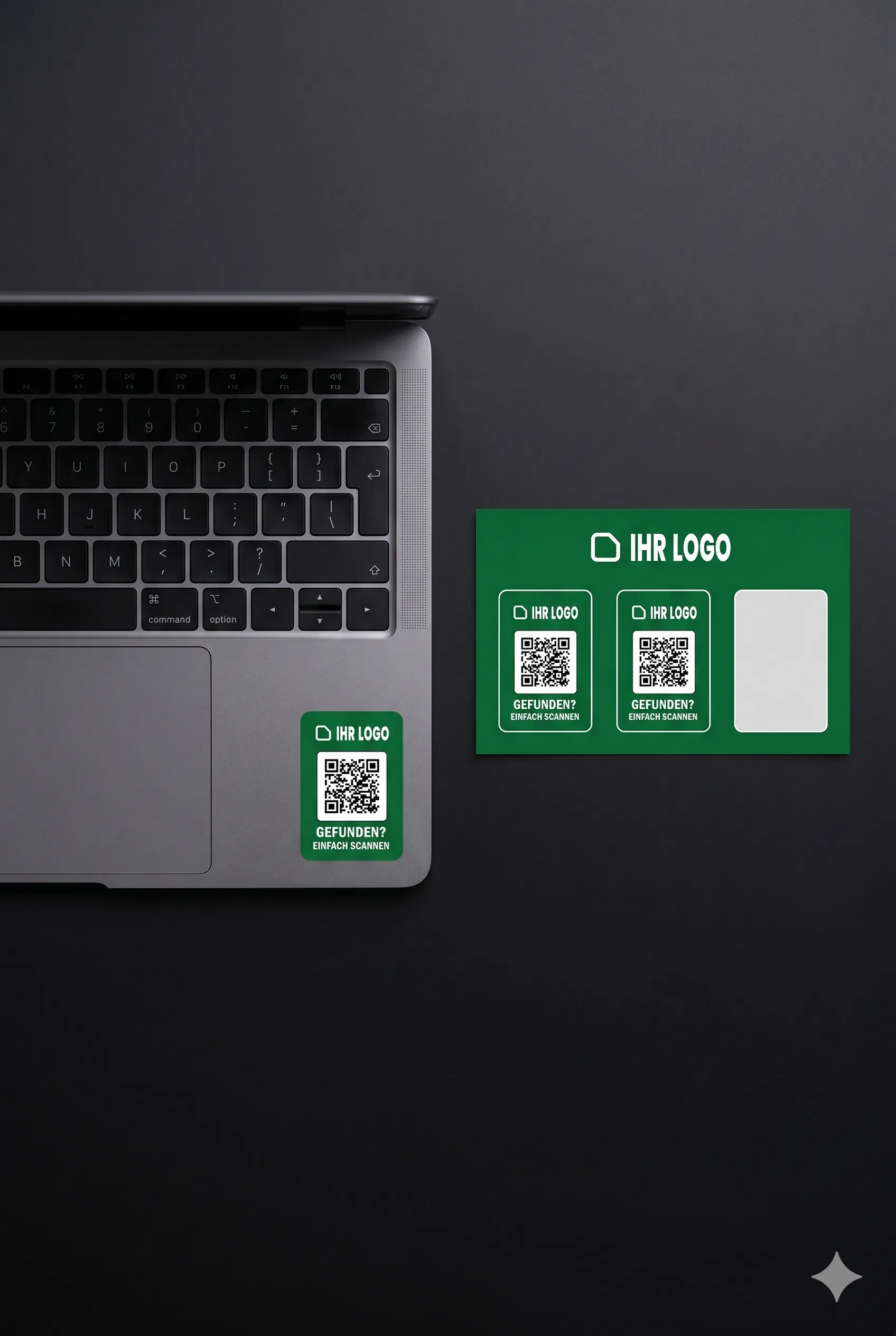 Autocollant anti-perte avec QR code