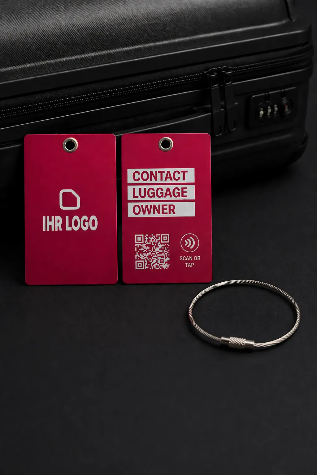 Étiquette bagage avec BrandTag
