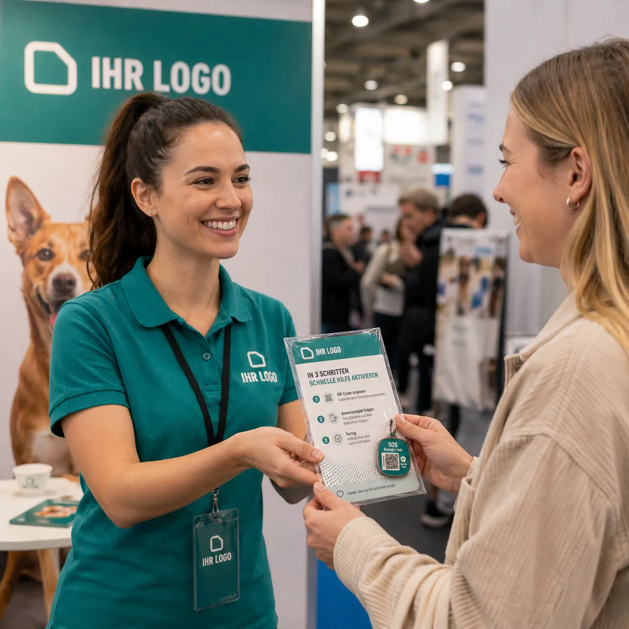 Distribution du médaillon animal en salon