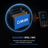 RFID-Blocker im Kartenformat mit Logo