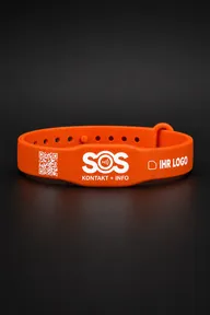 SOS-Armband für Menschen mit QR-Code