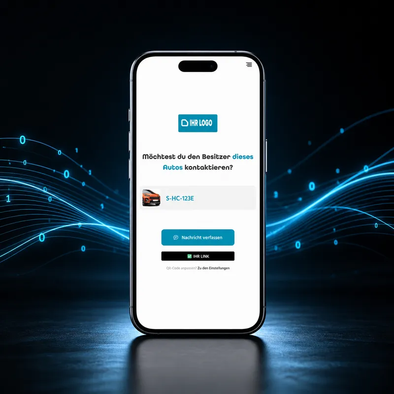 Page de contact hiddencontact sur l'exemple d'une voiture : Souhaitez-vous contacter le propriétaire de ce véhicule